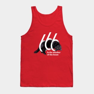 Black Cat and 666: The Beastly Encounter Tank Top